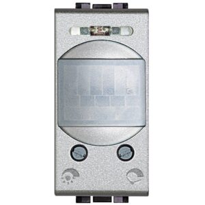 Senzor de miscare IR pasiv 1 modul Bticino Living Light NT4431N, argintiu