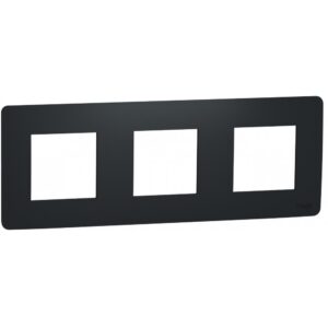 Rama Unica Studio 3 posturi Schneider Noua Unica NU200654, antracit