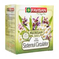 Nutrisan salv- ceai pentru sistemul circulator a046 50gr FAVISAN