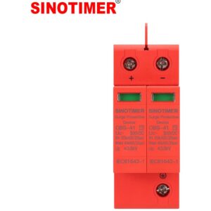 Descarcator de supratensiune DC SINOTIMER OBS-41, Tip 2, 500VDC, 40kA, pentru sisteme fotovoltaice OBS41-SPD-DC500V