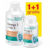 Omega 3 + vitamina e - pachet promotional 1 + 1 120cps ROTTA NATURA