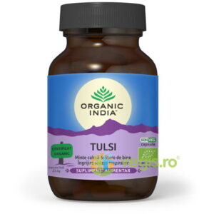 Tulsi Busuioc Sfant Ecologic/Bio 60cps vegetale