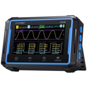 Osciloscop digital portabil cu multimetru, 2 canale, 250MS/s, 50MHz, FNIRSI 2C53P / OSCIL-2C53P-FNR / 5907085527291