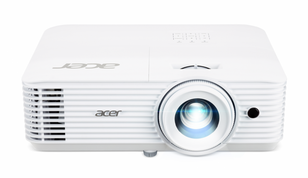 Videoproiector Acer P5827a, 4K 3840*2160, resolution with TI XPR, 8.3 megapixel on screen, 16:9/ 4:3, 4.000 lumeni/ 2.600 lumeni Eco, 10.000:1, dimensiune maxima imagine 300", distanta maxima de proiectie 10 m, boxa 10W, Bluetooth Wireless Audio (V ...