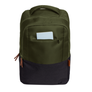 Rucsac laptop Trust Lisboa pentru laptop-uri cu diagonala de 16", material POM, RPET Polyester, RPET twill polyester, volum 23 L, verde