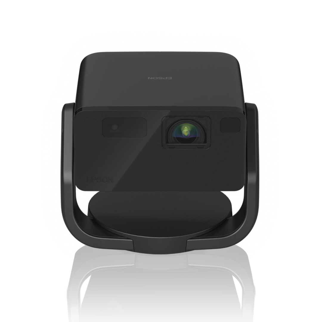 Proiector Epson EF-22B Proiector compact + stand, cu proiecte de pana la 150", Tehnologie 3LCD, LCD 0.62", 1000 lumeni (500 mod economic), Full HD, Aspect: 16:9, Contrast: 5.000.000 : 1, Sursa lumina: Laser, Durata de viata sursa lumina: 20.000 or ...