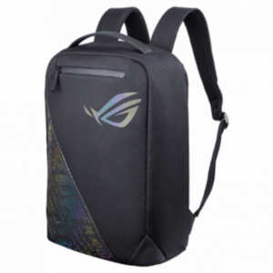 BP1501G ROG BACKPACK 15_17, Black, Holographic Edition, Stylish, gaming-inspired design with the cyber-text pattern and ROG Logo, Quick- access exterior pocket for your essential accessories, Generous 18L interior for easy transport of an up to ...