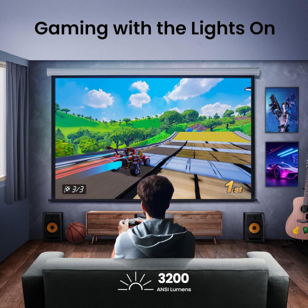 Videoproiector BenQ TK700ST, 4K UHD (3840×2160), DLP 3.000 lumeni, 16:9, 10.000:1, lampa 4.000- 15.000 ore, 1.2x, 2*HDMI, USB tip A, RS232, boxa 5W, audio out, 28- 34dB, tele3.1 kg, comanda cu baterie, culoare alb