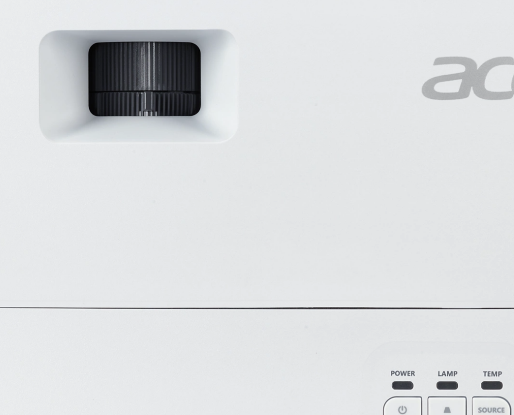 Videoproiector Acer P1257i, DLP 3D ready, 4800 lumeni/ 3600 lumeni Eco, XGA 1024* 768, up to WUXGA 1920* 1200, 4:3/ 16:9, 20.000:1, zoom 1.3x, dimensiune maxima imagine 300", distanta maxima de proiectie 9.2 m, boxa 10W, lampa 5.000 ore/ 15.000 or ...