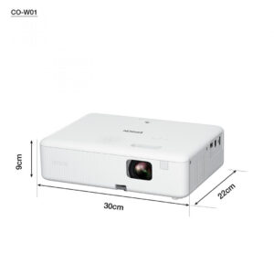 Proiector Epson CO-W01, 3LCD, 3.000 lumeni/ 2.000 Ecomode, WXGA, HD ready, 16:10, lampa 6.000 ore/ 12.000 ore Economy mode, corectie ± 30, zoom 1- 1.35, dimensiune maxima imagine 378", distanta maxima de proiectie 10.4 m, HDMI 1.4, USB 2.0-A, USB ...