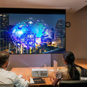 Videoproiector OPTOMA ZH450, DLP laser 30.000 ore, FHD 1920*1080, 4500 lumeni, 300.000:1, 16:9/ 4:3, dimensiune maxima imagine 322", distanta maxima de proiectie 10 m, zoom 1.6x, 2* HDMI, USB-A power 1.5A, audio out, RS232, RJ45, 29- 31 dB, 3D ready ...