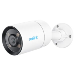 Camera supraveghere exterior IP Full Color Reolink ColorX P320X, 2 K, lumina alba, 4 mm, slot card, microfon, PoE