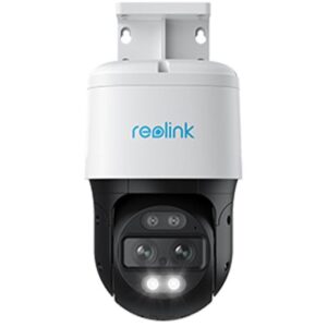 Camera supraveghere rotativa IP Speed Dome PTZ Reolink TrackMix P760, 4K, 2.8 + 8 mm, lumina alba / IR 15 m, dual band, slot card, microfon si difuzor
