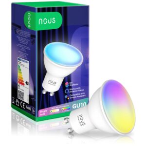 Bec LED RGB Smart NOUS P8, GU10, control din aplicatie / 5907772033906