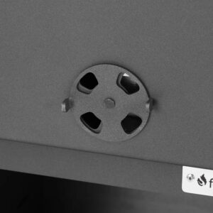 Pachet Termosemineu pe lemne brichete si carbune Fornello Roma E Bordeaux 22 kW 49x45x103 cm boiler termoelectric 100l vas expansiune pompa circulatie kit evacuare si kit montaj