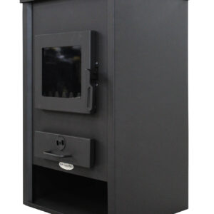 Pachet Termosemineu pe lemne brichete si carbuni Fornello PADOVA E 19.4 kW 510x500x910 mm boiler termoelectric 80l vas expansiune pompa circulare kit evacuare si kit montaj