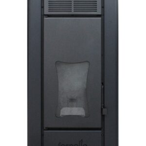 Pachet Termosemineu peleti Fornello Premium W 25 25 kw culoare Ivory complet echipat pompa circulatie vas expansiune automatizare kit evacuare 3.5 ml Boiler Termoelectric Fornello 100 l Termostat Radio Comanda Computherm Q3 RF Aspirator Cen