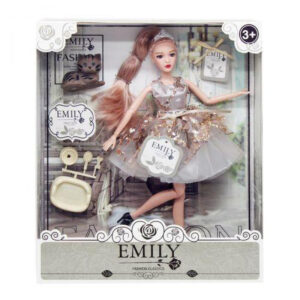 Papusa Emily cu animal de companie si acesorii (Culoare produse: roz)