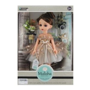 Papusa Mulisha Fashion Classics, Rochie Stralucitoare, 33 cm