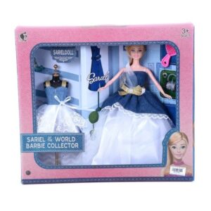 Papusa Sariel cu Rochie Eleganta si Accesorii