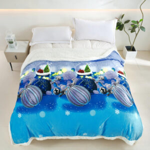 Patura cocolino cu blanita CRACIUN