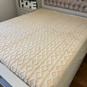 Patura cocolino cu blanita colorata