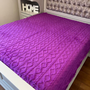 Patura cocolino cu blanita colorata