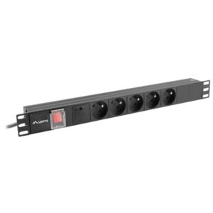 Unitate alimentare PDU 19", 5 prize ng LANBERG PDU-05E-0200-BK