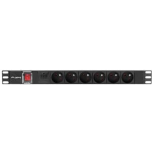 Unitate alimentare PDU 19", 6 prize ng LANBERG PDU-06E-0200-BK