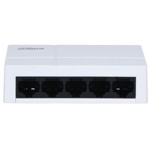 Switch 5 porturi gigabit Eco Series Dahua PFS3005-5GT-L-V2, fara management, plug and play