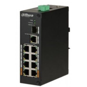 Switch cu 8 porturi PoE Dahua PFS3110-8ET-96-V2, Hi-PoE