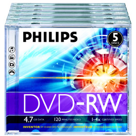 DVD-RW 4.7GB Jewelcase, 4x,