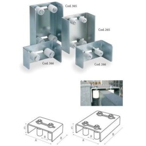 Placa ghidaj superior cu 4 role 42 mm cod 365