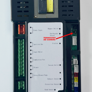 Set placa electronica si display Termosemineu pe peleti Fornello SERENA W25
