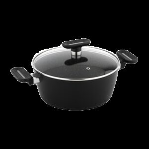 Oala Techwood TAF-20FT, 20cm, aluminiu forjat, PFOA free, marmorata, compatibilitate universala