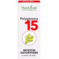Polygemma 15 - intestin detoxifiere 50ml PLANTEXTRAKT