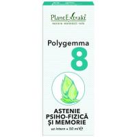 Polygemma 8 - astenie psiho-fizica si memorie 50ml PLANTEXTRAKT