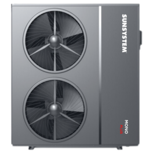 Pompa de caldura Aer-Apa pentru incalzire si racire Sunsystem Mono Plus 185-3PH Monobloc 18.5 kW Inverter R32 ERP A+++ compresor Mitsubishi Trifazata Control Wi-Fi