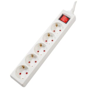 Prelungitor SPACER Schuko x5 16A 3m WH PP-5-30