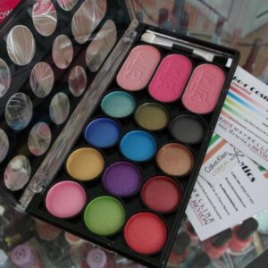 Paleta farduri si blush 15 piese Saffron - 002