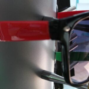 Ochelari de soare cu rama colorata - rosu