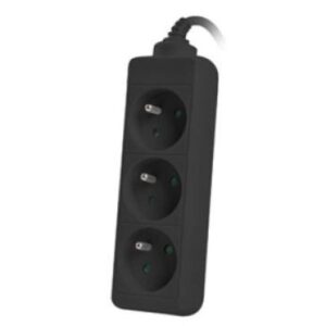 Prelungitor Lanberg 1.5m, 3 prize ngalb PS0-03E-0150-BK