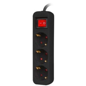 Prelungitor Lanberg 1.5m, 3 prize ng PS1-03F-0150-BK