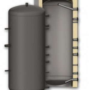 Puffer - Rezervor de acumulare agent termic izolat Sunsytem P 1000 cu izolatie de 10 cm capacitate 1000 litri fara serpentina presiune de lucru 3 bar