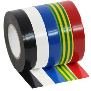 Set 5 buc banda izolatoare multicolora 20M x 15MM Plugger PVC-COLOR