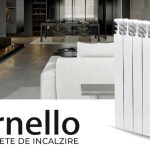 Radiator (calorifer) din aluminiu Fornello ALVO D600CA baterie 10 elementi 10 ani garantie inaltime 600 mm