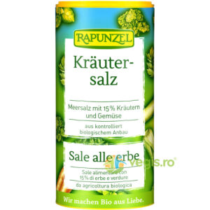 Sare cu 15% Plante si Legume Ecologica/Bio 125g