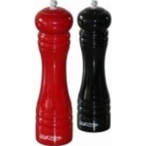 Rasnita Set rasnita sare si piper, 20 cm, rosu + negru