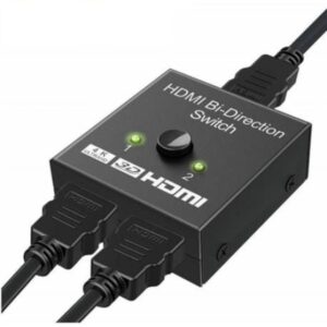 SWITCH video Q-LINK, HDMI bidirectional - 2x HDMI 4K / 30Hz, NEGRU "20CL48"