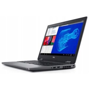 Laptop DELL, PRECISION 7530, Intel Core i7-8750H, 2.60 GHz, HDD: 512 GB SSD, RAM: 32 GB, video: nVIDIA Quadro P2000, webcam, 15.6' (FHD), 1920 x 1080